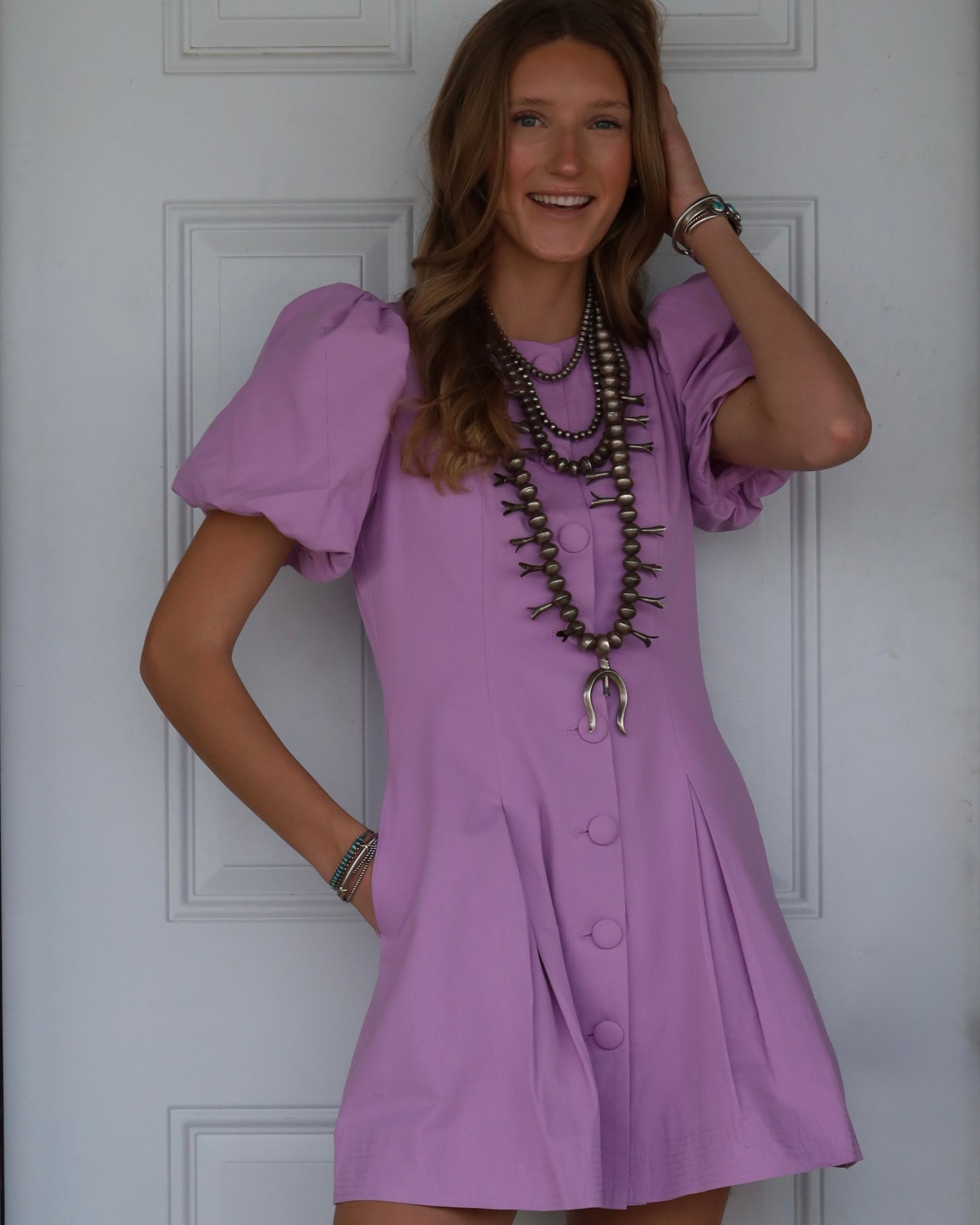 Purple Bubble Dress