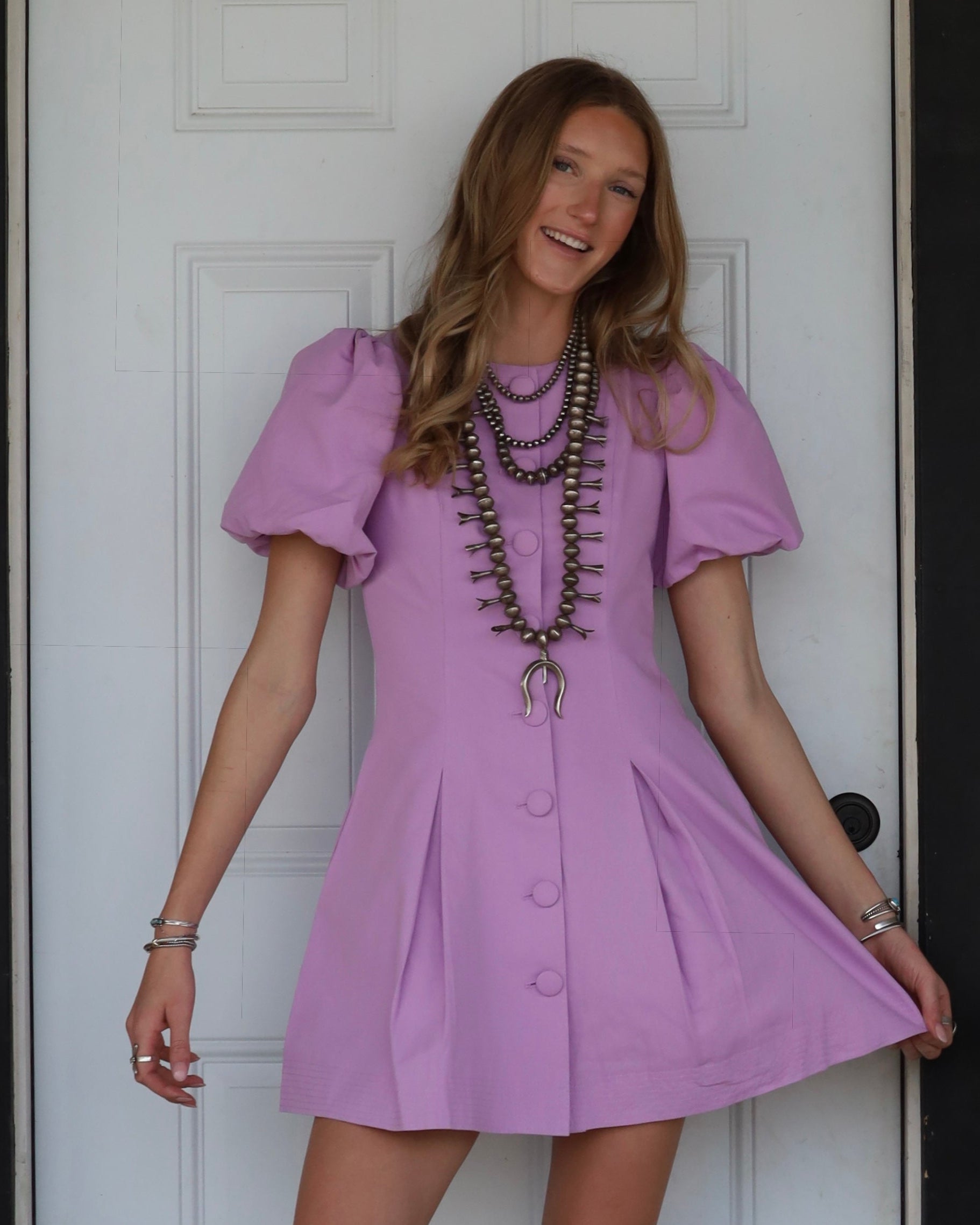 Purple Bubble Dress